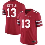 Men's Ohio State Buckeyes #13 Gee Scott Jr. Scarlet Nike NCAA College Football Jersey New ARW5544FX